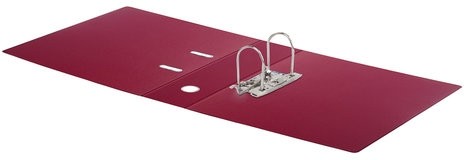 Папка-регистратор BRAUBERG с двухсторонним покрытием из ПВХ, 70 мм, бордовая, 222653