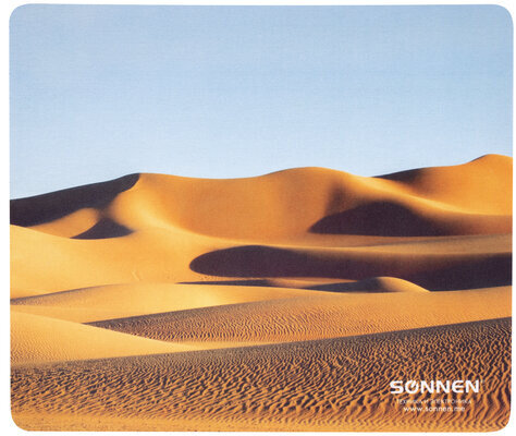 Коврик для мыши SONNEN "DESERT", резина + ткань, 260х220х3 мм, 513296