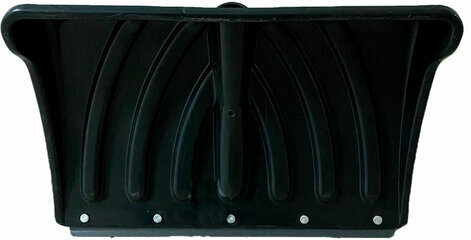 Лопата снеговая 46х33 см БЕЗ ЧЕРЕНКА "КРЕПЫШ" СУПЕРПРОЧНАЯ, планка на клепках, ГРАНДМАСТЕР, 700338