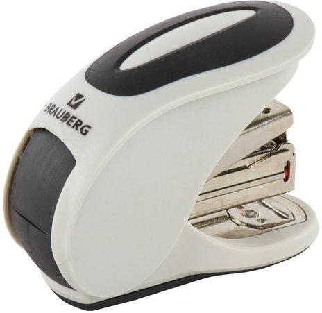 Степлер ЭНЕРГОСБЕРЕГАЮЩИЙ №24/6, 26/6 BRAUBERG "Easy Press", до 30 листов, БЕЗ УСИЛИЙ, 226843