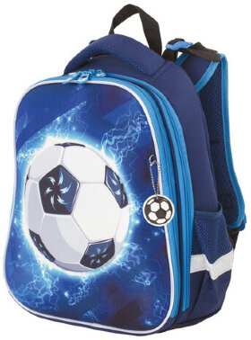 Ранец BRAUBERG PREMIUM, 2 отделения, с брелком, Sports, 38х29х16 см, 227814