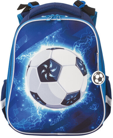 Ранец BRAUBERG PREMIUM, 2 отделения, с брелком, Sports, 38х29х16 см, 227814