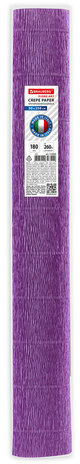 Бумага гофрированная/креповая (ИТАЛИЯ) 180 г/м2, 50х250 см, фиолетовая (593), BRAUBERG FIORE, 112645