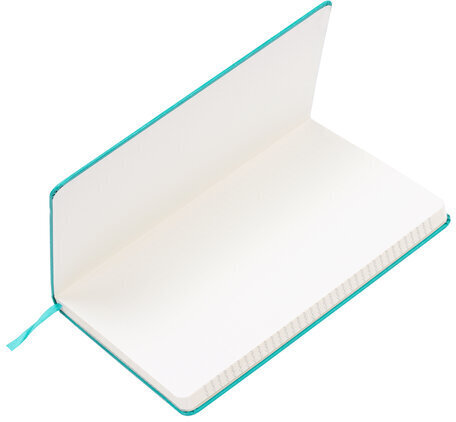 Блокнот А5 (130х210 мм), BRAUBERG ULTRA, балакрон, 80 г/м2, 96 л., клетка, бирюзовый, 113039