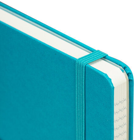 Блокнот А5 (130х210 мм), BRAUBERG ULTRA, балакрон, 80 г/м2, 96 л., клетка, бирюзовый, 113039