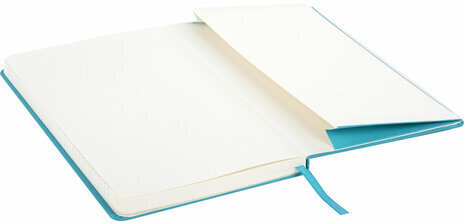 Блокнот А5 (130х210 мм), BRAUBERG ULTRA, балакрон, 80 г/м2, 96 л., клетка, бирюзовый, 113039