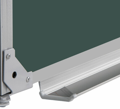 Доска для мела магнитная 3-х элементная 100х150/300 см, ДОПОЛНИТЕЛЬНАЯ ЛИНИЯ/КЛЕТКА, зеленая, BRAUBERG, 236972