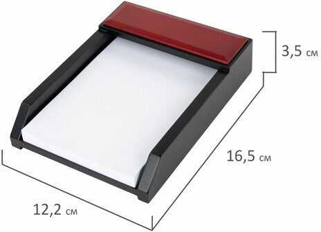 Набор настольный GALANT "Sirius" из дерева, 8 предметов, цвет "красное дерево/чёрный", 238162