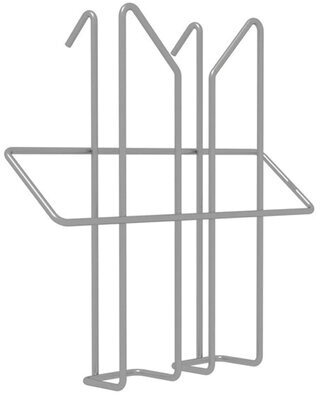 Лоток навесной для стоек ПАРУС, А5, 160х160х50 мм, проволочный, хром, 290444