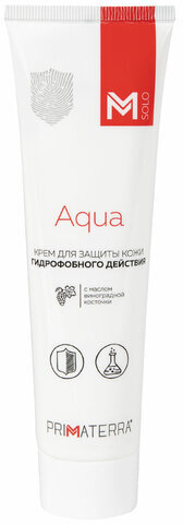 Крем защитный 100 мл M SOLO AQUA гидрофобный для кожи, от кислотных и щелочных средств, 8752