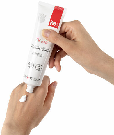 Крем защитный 100 мл M SOLO AQUA гидрофобный для кожи, от кислотных и щелочных средств, 8752