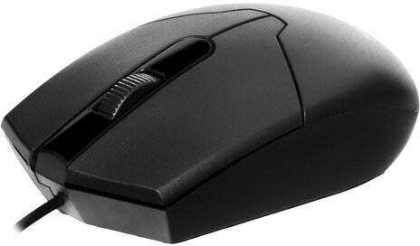 Мышь проводная SVEN RX-30, USB, 2 кнопки + 1 колесо-кнопка, оптическая, черная, SV-018, SV-018214
