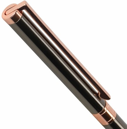 Ручка подарочная шариковая GALANT "ASTRON BRONZE", корпус металлический, детали розовое золото, узел 0,7 мм, синяя, 143524