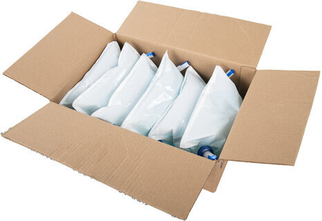 Картридж с жидким мылом одноразовый (Система S1) "Нейтральное", синее, 1 л, KEMAN, 100024-1000