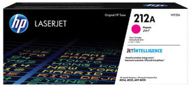 Картридж лазерный HP (W2123A) Color LaserJet M554/M555, №212A, пурпурный, оригинальный, ресурс 4500 страниц