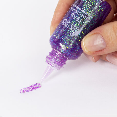 Гель с блестками ОСТРОВ СОКРОВИЩ, для декора, поделок, DIY, творчества, оформления, НЕОН, 6 цветов по 20 мл, блистер, 662259