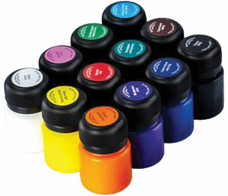 Краски акриловые матовые "Декола", 12 цветов по 20 мл, в банках, 143411021