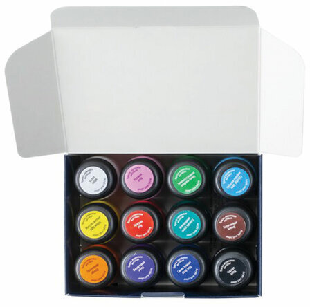 Краски акриловые матовые "Декола", 12 цветов по 20 мл, в банках, 143411021