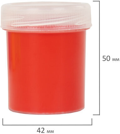 Краски пальчиковые для малышей от 1 года, 4 цвета по 40 мл, BRAUBERG KIDS, 192278