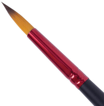 Кисть синтетика, круглая № 8, BRAUBERG PREMIUM, 201007