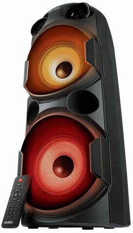 Колонка портативная SVEN PS-750, 80 Вт, TWS, Bluetooth, FM, USB, microSD, LED-дисп, черная, SV-019617
