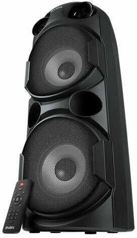 Колонка портативная SVEN PS-750, 80 Вт, TWS, Bluetooth, FM, USB, microSD, LED-дисп, черная, SV-019617