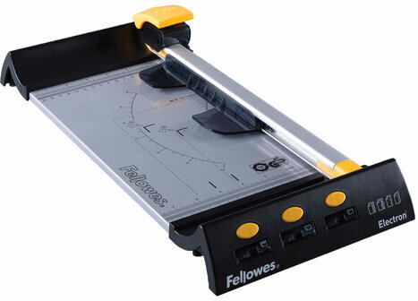 Резак роликовый FELLOWES ELECTRON A4, 4 стиля резки, до 10 л., длина резки 320 мм, FS-54104