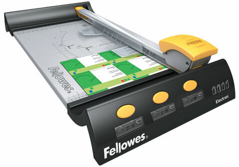 Резак роликовый FELLOWES ELECTRON A4, 4 стиля резки, до 10 л., длина резки 320 мм, FS-54104