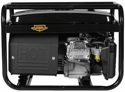 Бензиновый генератор HUTER DY4000L, 3200 Вт, 7 л.с., 4-тактный, 15 л, ручной стартер, 64/1/21