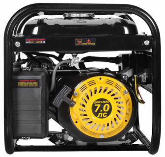 Бензиновый генератор HUTER DY4000L, 3200 Вт, 7 л.с., 4-тактный, 15 л, ручной стартер, 64/1/21