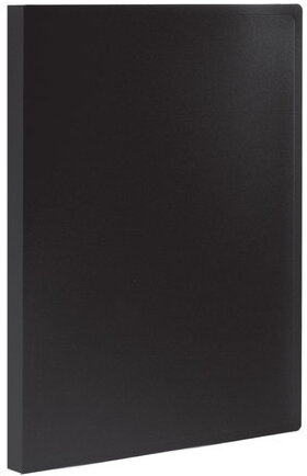 Папка 10 вкладышей STAFF, черная, 0,5 мм, 225689
