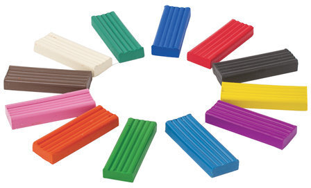 Пластилин классический BRAUBERG "АКАДЕМИЯ", 12 цветов, 240 г, со стеком, картонная упаковка, 103256