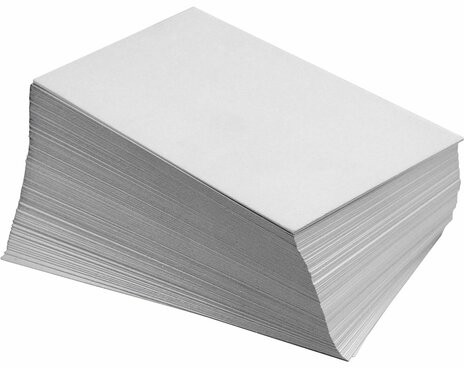 Бумага газетная БОЛЬШОГО ФОРМАТА А3, 43-47 г/м2, 2500 л, для офиса, дома и творчества STAFF, 116645