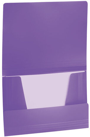 Папка на резинках BRAUBERG "Office", фиолетовая, до 300 листов, 500 мкм, 228081