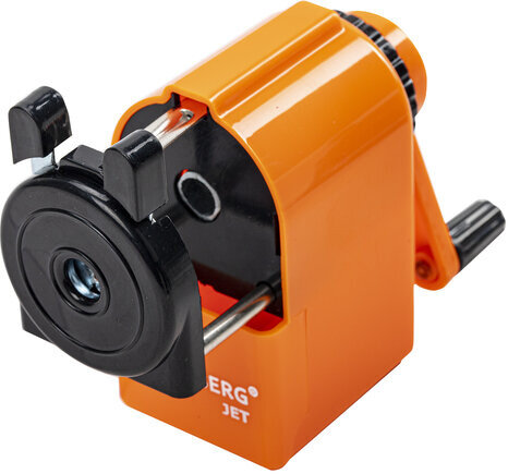 Точилка механическая BRAUBERG "JET", металлический механизм, корпус оранжевый, 229567