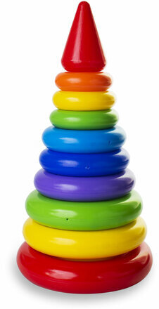 Игрушка развивающая ПИРАМИДА БОЛЬШАЯ, пластиковая, высота 37 см, АЛЕКС ТОЙЗ, 15600