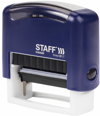 Штамп стандартный STAFF "ОПЛАЧЕНО", оттиск 38х14 мм, "Printer 9011T", 237421