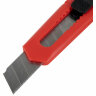 Нож канцелярский 18 мм ОФИСМАГ "Classic", фиксатор, корпус красный, упаковка с европодвесом, 238226