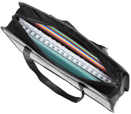 Папка на молнии с ручками BRAUBERG А4, 1 отделение, пластик, ширина 80 мм, "Soldier", 270870