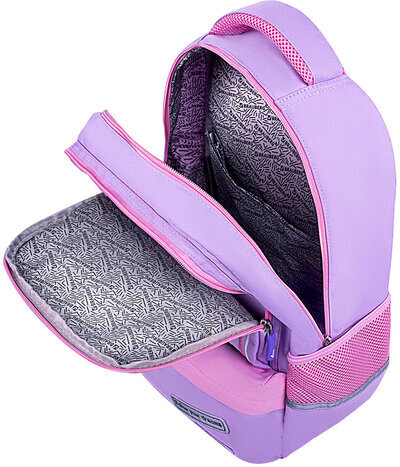 Рюкзак BRAUBERG STAR, 1 отделение, 5 карманов, "Dreamy cat", сиреневый, 40x29x13 см, 271424