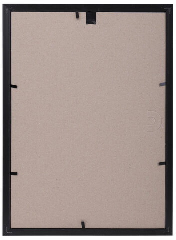 Рамка 21х30 см со стеклом, багет 14 мм пластик, BRAUBERG "HIT2", матовое серебро, 391318