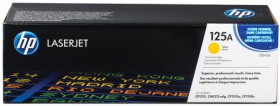 Картридж лазерный HP (CB542A) ColorLJ CP1215/CP1515N и др, №125A, желтый, оригинальный, ресурс 1400 страниц