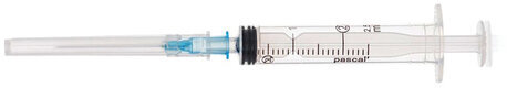Шприц 3-х компонентный PASCAL, 2 мл, КОМПЛЕКТ 10 шт., в коробке, игла 0,6х30 - 23G, 120205