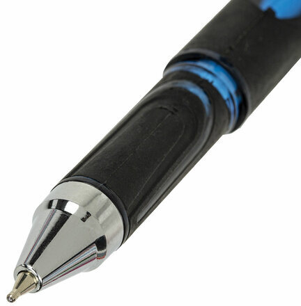 Ручка шариковая масляная BRAUBERG "DISTANT 3000", увеличенная длина письма, СИНЯЯ, линия письма 0,5 мм, 144151