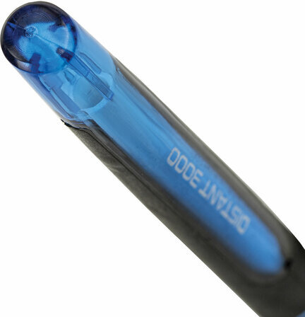 Ручка шариковая масляная BRAUBERG "DISTANT 3000", увеличенная длина письма, СИНЯЯ, линия письма 0,5 мм, 144151