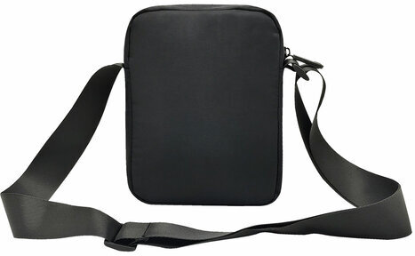 Сумка на плечо HEIKKI COMPACT (ХЕЙКИ) с карманом, черная, 20х16х5 см, 272632