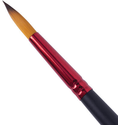 Кисть синтетика, круглая № 9, BRAUBERG PREMIUM, 201008