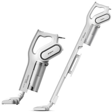 Пылесос вертикальный DEERMA DX700, 2 в 1, потребляемая мощность 600 Вт, контейнер 0,8 л, белый