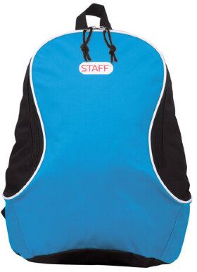 Рюкзак STAFF FLASH универсальный, сине-черный, 40х30х16 см, 226373