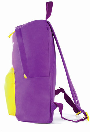 Рюкзак ЮНЛАНДИЯ с брелоком, универсальный, фиолетовый, 44х30х14 см, 227955